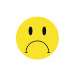 autocollant smiley decu